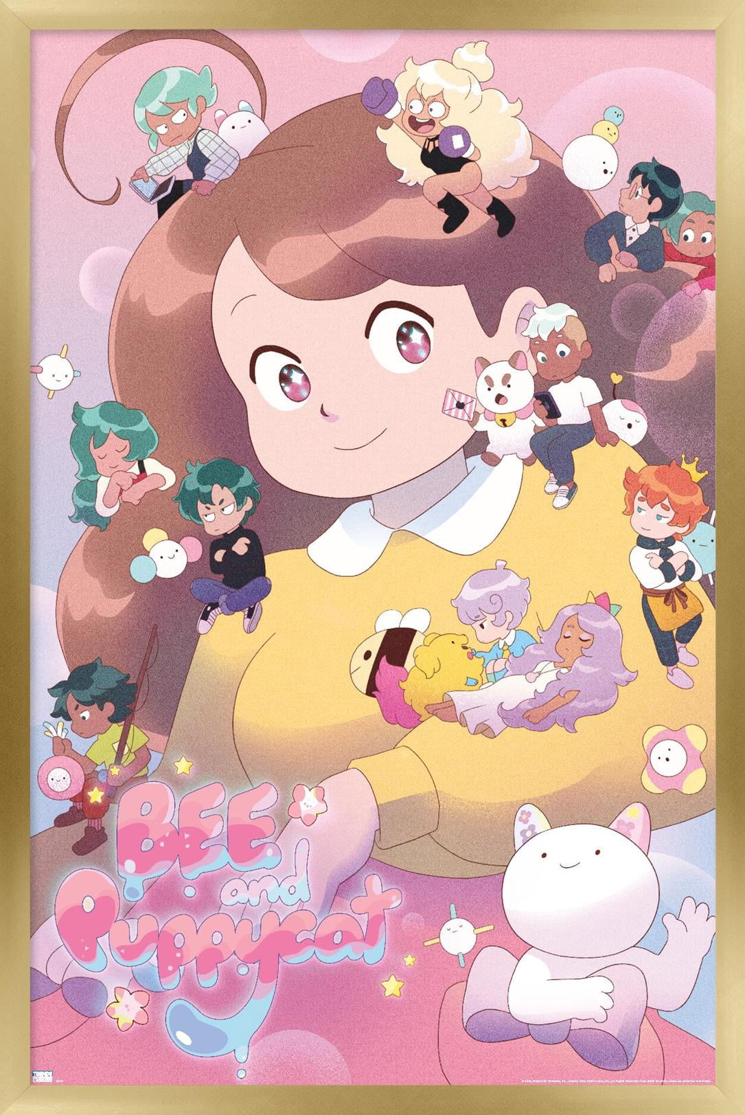 Bee and Puppycat - Group Key Art Wall Poster, 14.725" x 22.375" Framed