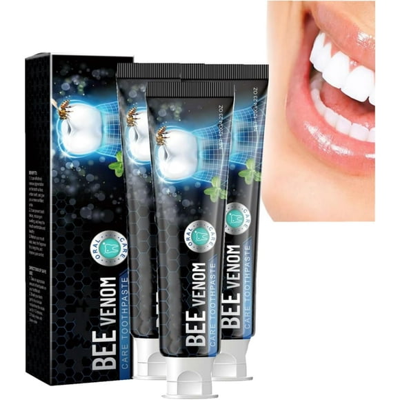 Bee care Toothpaste, Fresh Breath Toothpaste, Bee care Cleaning Toothpaste for Gums Protection & Oral Care, Deep Cleaning Care Protect Teeth Toothpaste, 120ml (3Pcs)