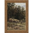 thumbnail image 1 of Bee families 24x18 Gold Ornate Wood Framed Canvas Art by Ivan Shishkin, 1 of 2