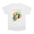 thumbnail image 1 of Bee happy T-Shirt Tee Gift For Him Merch For Her Apparel For Friend1, 1 of 2