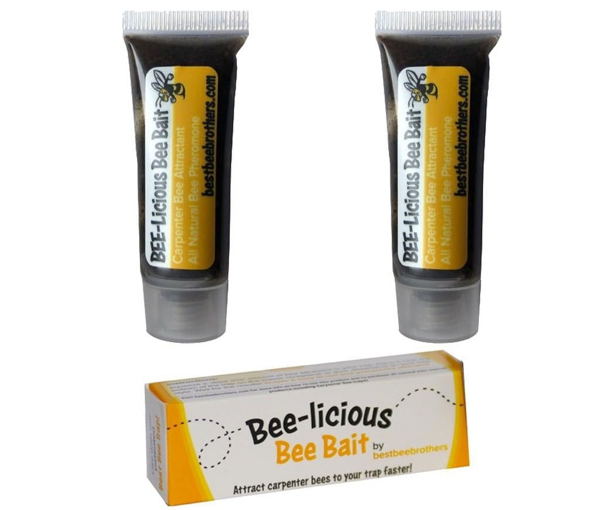 Best Bee Brothers Beelicious Bait 2 Pack Carpenter Bees Trap Lure