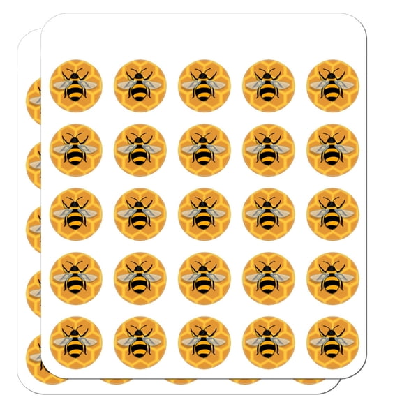 Bee on Honeycomb Planner Calendar Scrapbooking Crafting Stickers