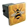 thumbnail image 1 of Bee on Honeycomb Tow Trailer Hitch Cover Plug Insert, 1 of 6