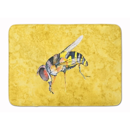 Bee on Yellow Machine Washable Memory Foam Mat