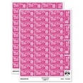thumbnail image 1 of Bee-utiful Work Beautiful Bee Teacher Student School Sticker Set - Hot Pink - Gloss Finish - 1.5" Small, 1 of 7