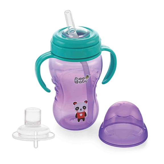 BeeBaby 2 IN 1 Sippy Cup 240ML / 8Oz.-Purple