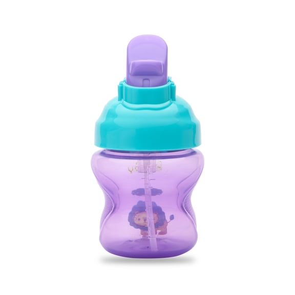 BeeBaby Flippy straw Sippy cup 150ML / 5Oz. -Purple