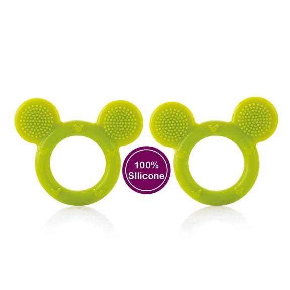 BeeBaby Infant Silicone Bristled Teether -Green
