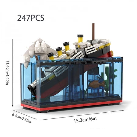BeeEtMoc 3D Plastic Model of Titanic Royal Cruise Ship Sinking, Classic Model, Excellent Gift