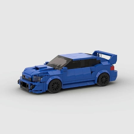 BeeEtMoc Speed Champions Subaru WRX STi Rally Racing Sports Car Block Building Set for Boys