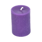 BeeTheLight Beeswax Pillar Candle - 100% Pure Bees Wax - Choose Your Size and Color - 24 Hour Burn Time - 2x3 - Unscented Cosmic Purple, Small