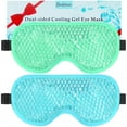 BeeVines Gel Eye Mask, 2 Pack Cooling Ice Sleeping Masks for Puffy Eyes