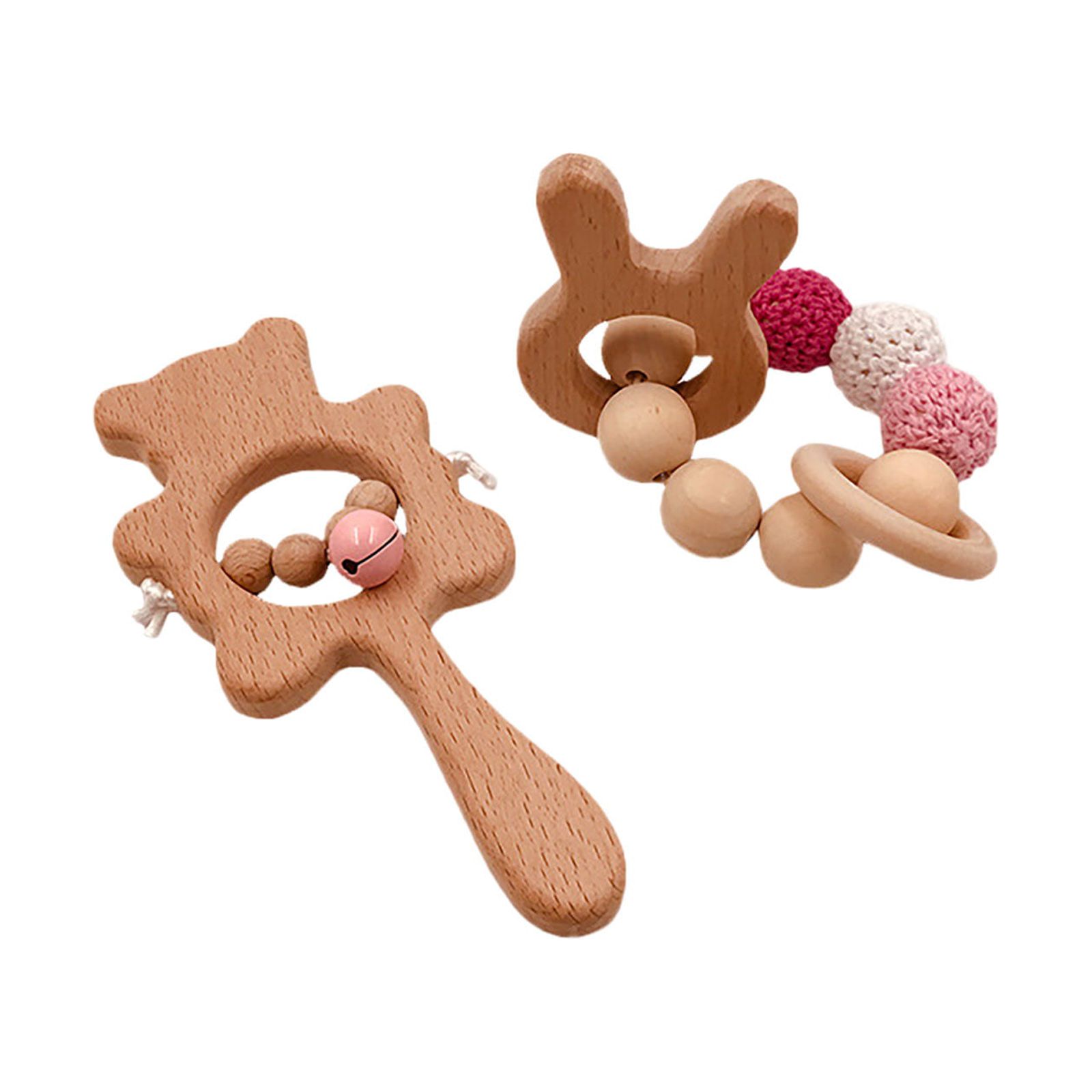 Beech Animal Rattle Baby Soothing Rattle Baby Soothing Bracelet Hand ...