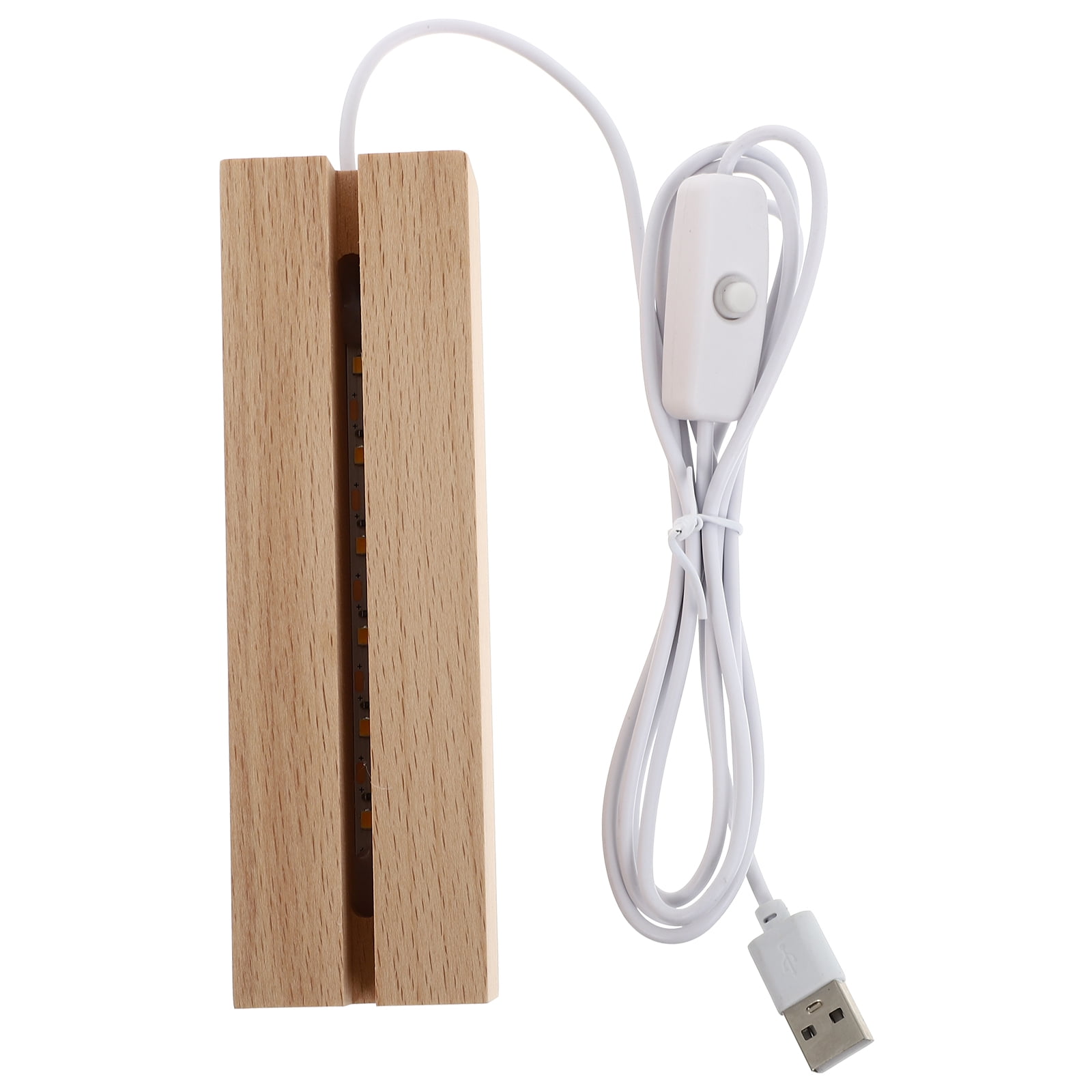 Beech Base Night Light Desktop Stand LED Floor Lamp Warm Kids Room Child