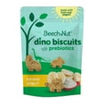 thumbnail image 1 of Beech-Nut Dino Biscuits with Prebiotics Banana Yogurt Baked Toddler Snack, 5 oz Bag, 1 of 11