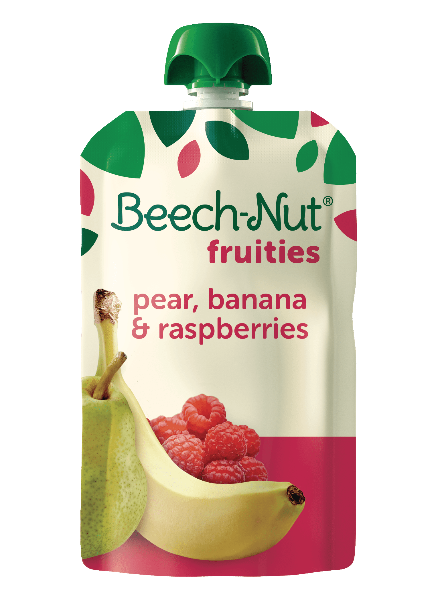 BeechNut Fruities Stage 2 Baby Food, Pear Banana & Raspberries, 3.5 oz
