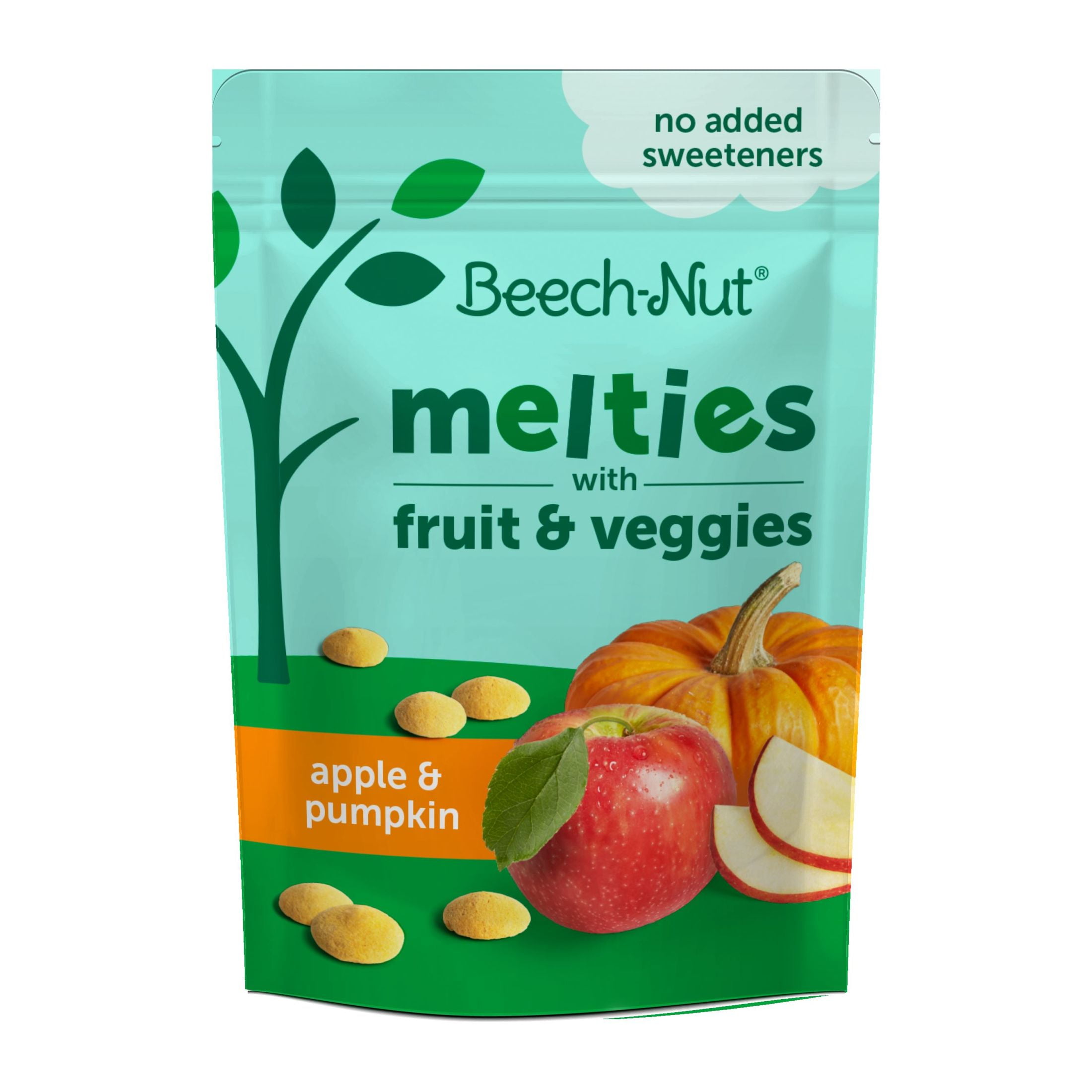 Beech-Nut Melties Apple & Pumpkin Melts Baby & Toddler Snack, 1 oz Bag