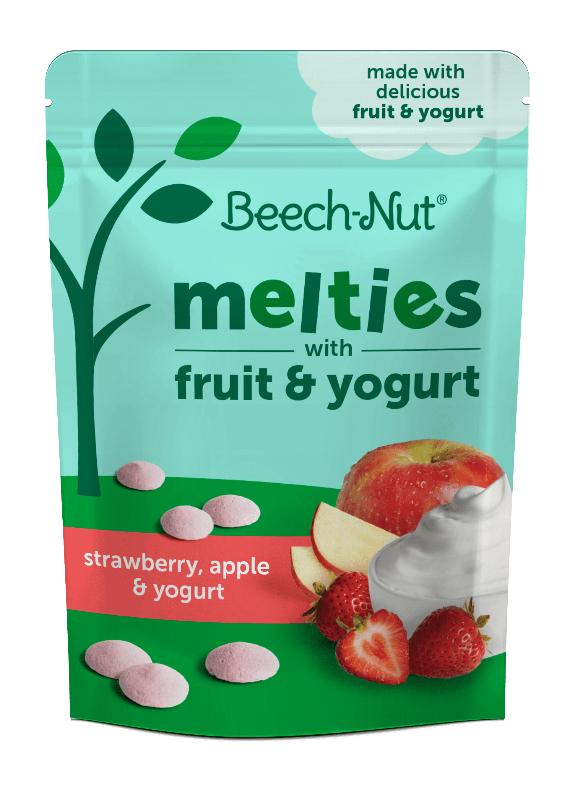 Beech Nut Melties Strawberry Apple Yogurt Melts Baby Toddler