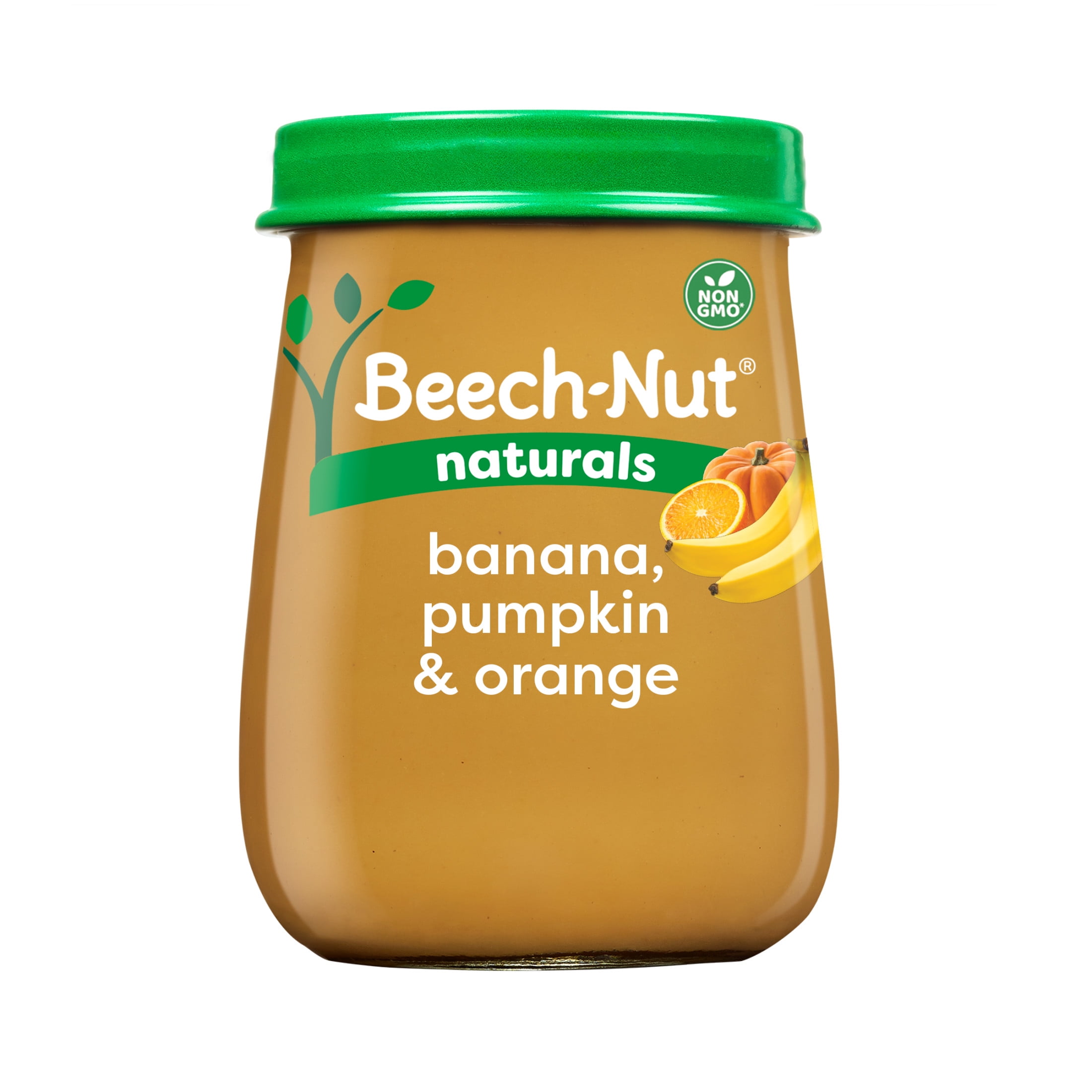 Beech-Nut Naturals Immune Support Stage 4 Baby Food, Banana Pumpkin & Orange, 4 oz Jar