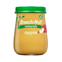 Beech-Nut Naturals Stage 1 Baby Food, Apple, 4 oz Jar