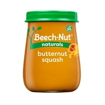 Beech-Nut Naturals Stage 1 Baby Food, Butternut Squash, 4 oz Jar