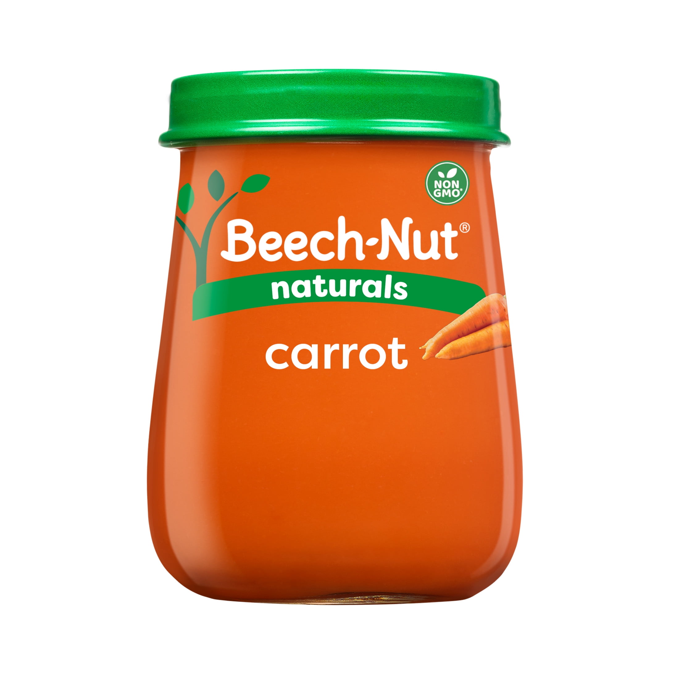 Beech-Nut Naturals Stage 1 Baby Food, Carrots, 4 oz Jar