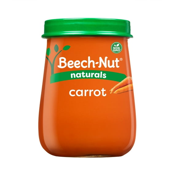 Beech-Nut Naturals Stage 1 Baby Food, Carrots, 4 oz Jar