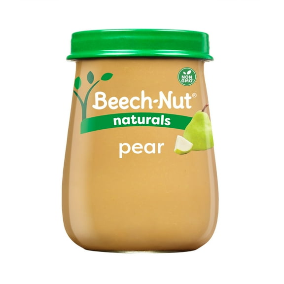 Beech-Nut Naturals Stage 1 Baby Food, Pear, 4 oz Jar