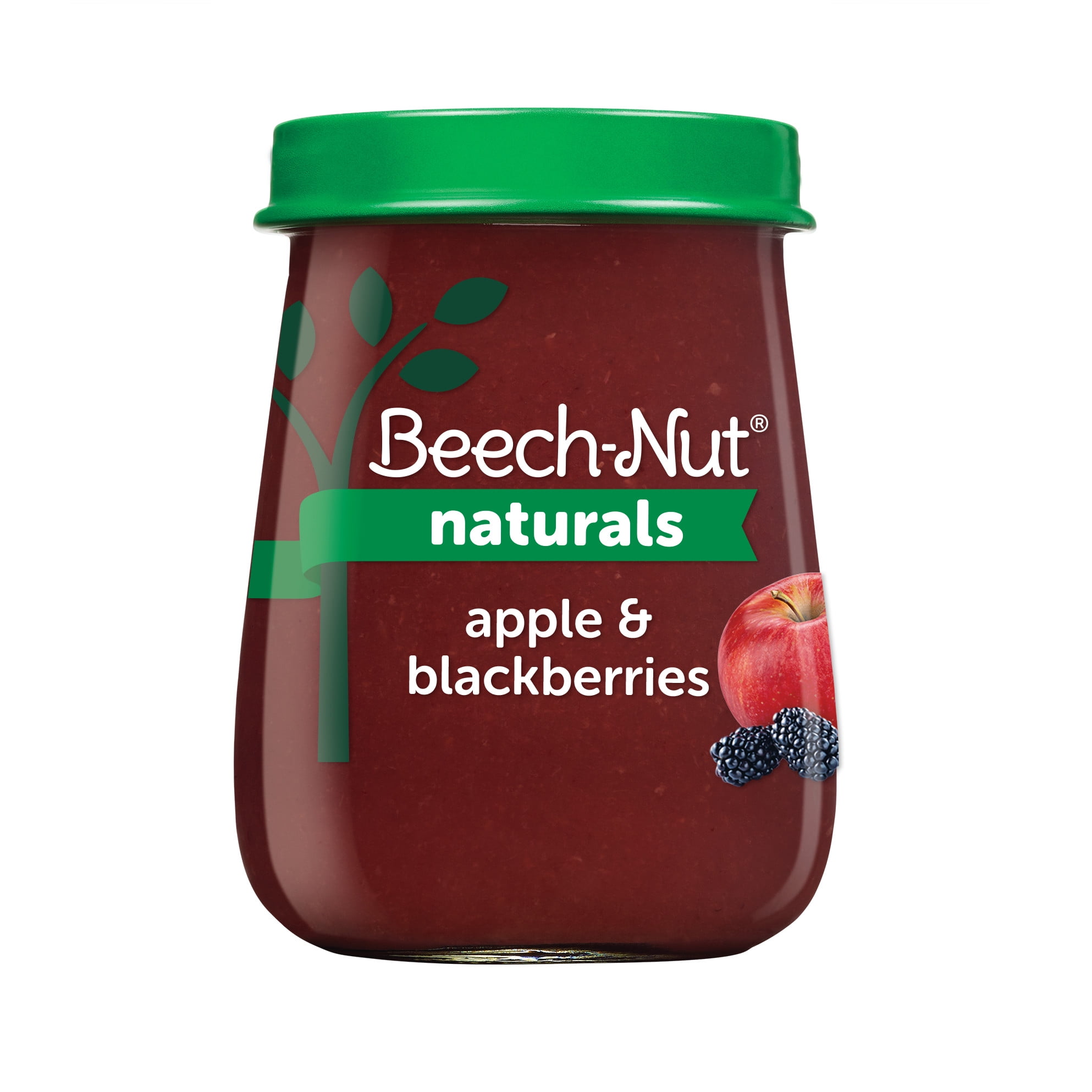 Beech-Nut Beech-Nut Naturals Stage 2 Baby Food, Apple & Blackberries, 4 oz Jar