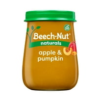 Beech-Nut Naturals Stage 2 Baby Food, Apple & Pumpkin, 4 oz Jar