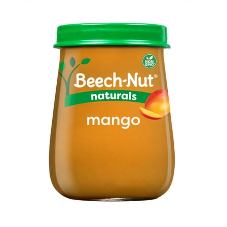 Beech-Nut Naturals Stage 2 Baby Food, Mango, 4 oz Jar
