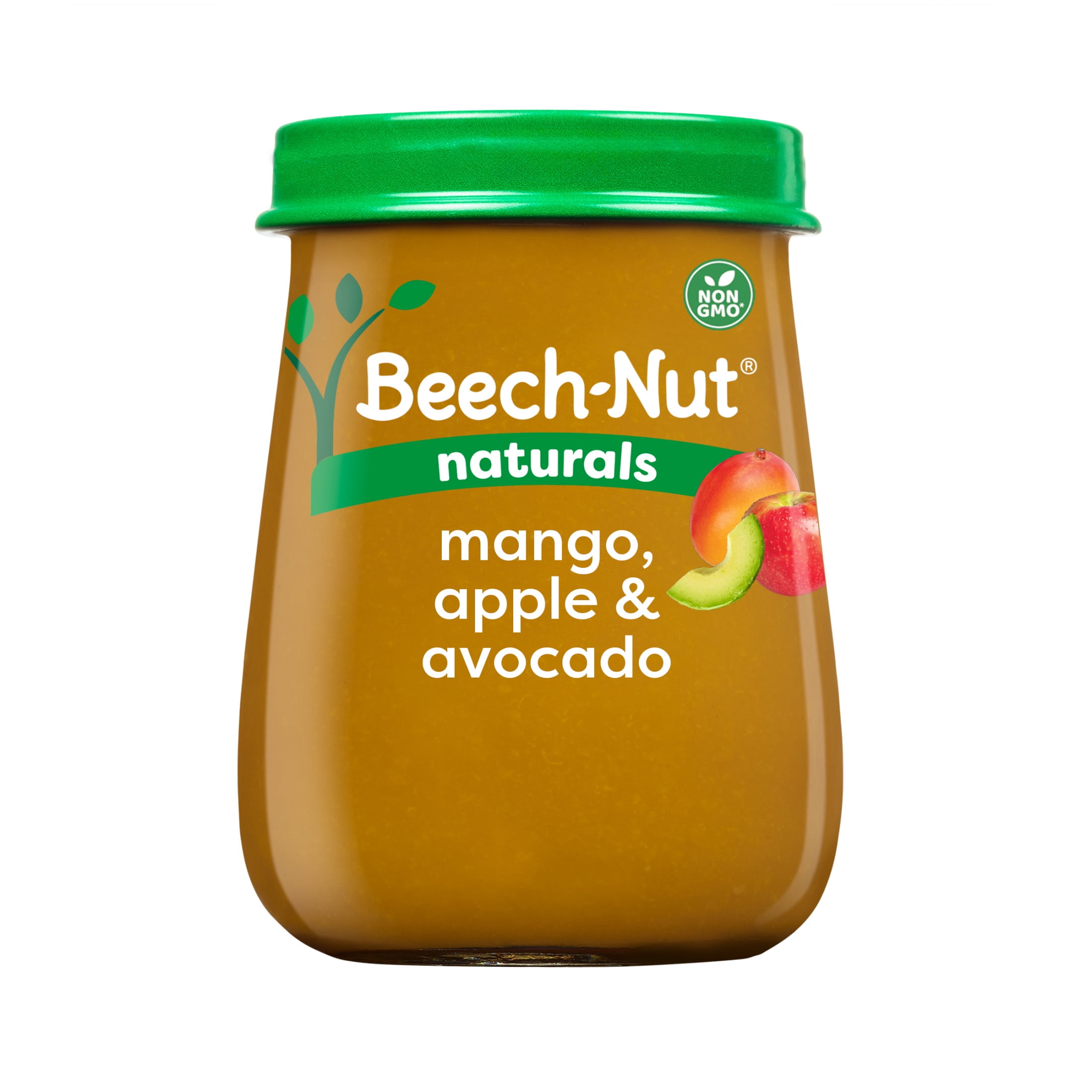 Beech-Nut Naturals Stage 2 Mango Apple & Avocado Baby Food, 4 oz Jar