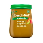 (10 pack) Beech-Nut Naturals Stage 2 Baby Food, Mango Apple & Avocado, 4 oz Jar