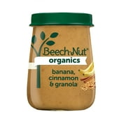 Beech-Nut Organics Stage 2 Organic Baby Food, Banana Cinnamon & Granola, 4 oz Jar