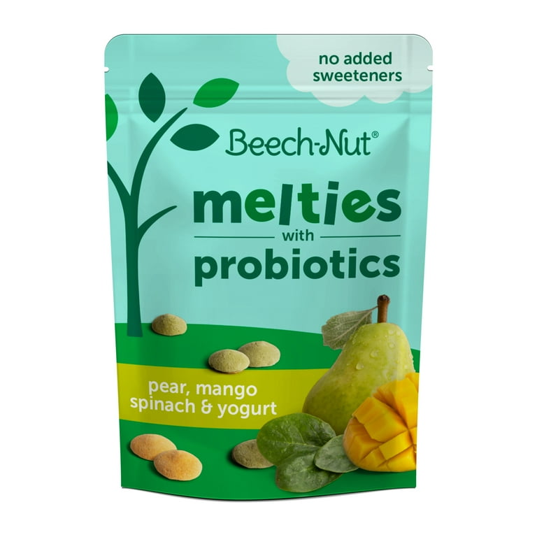 Beech-Nut Probiotic Yogurt Melts Baby Snack with Pear Mango