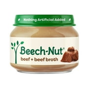 Beech-Nut Stage 1 Baby Food, Beef & Beef Broth, 2.5 oz Jar