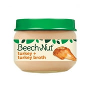 Beech-Nut Stage 1 Baby Food, Turkey & Turkey Broth, 2.5 oz Jar