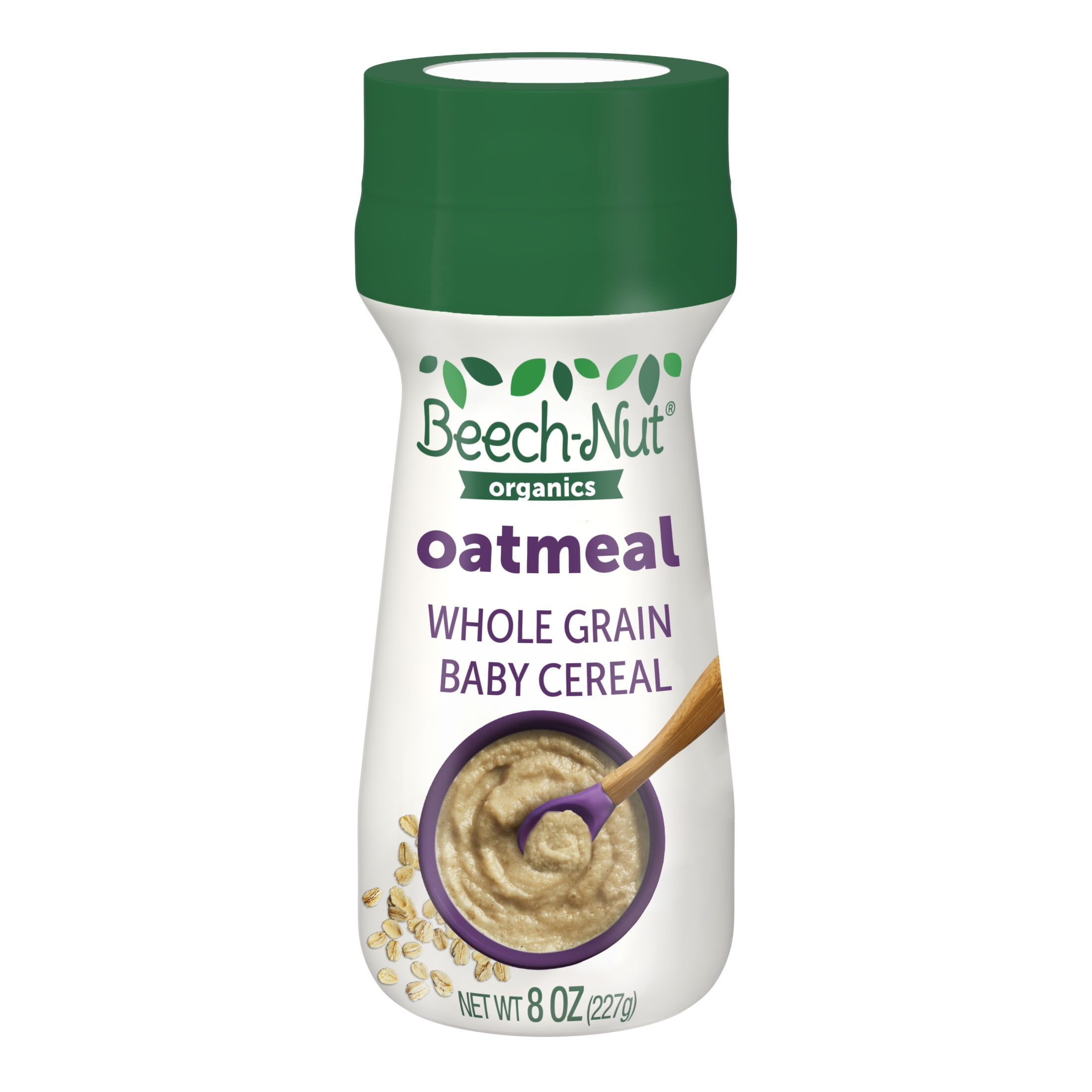 Beech-Nut Stage 1 Organic Oatmeal Baby Cereal, 8 oz Canister