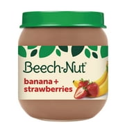 Beech-Nut Stage 2 Baby Food, Banana & Strawberries, 4 oz Jar