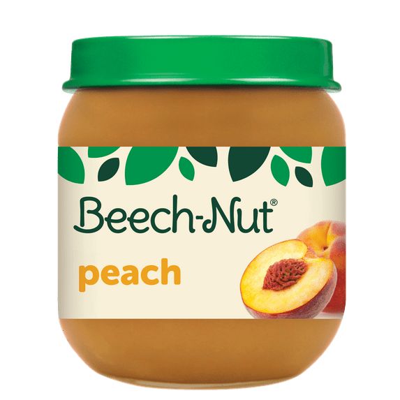 Beech-Nut Stage 2 Baby Food, Peach, 4 oz Jar