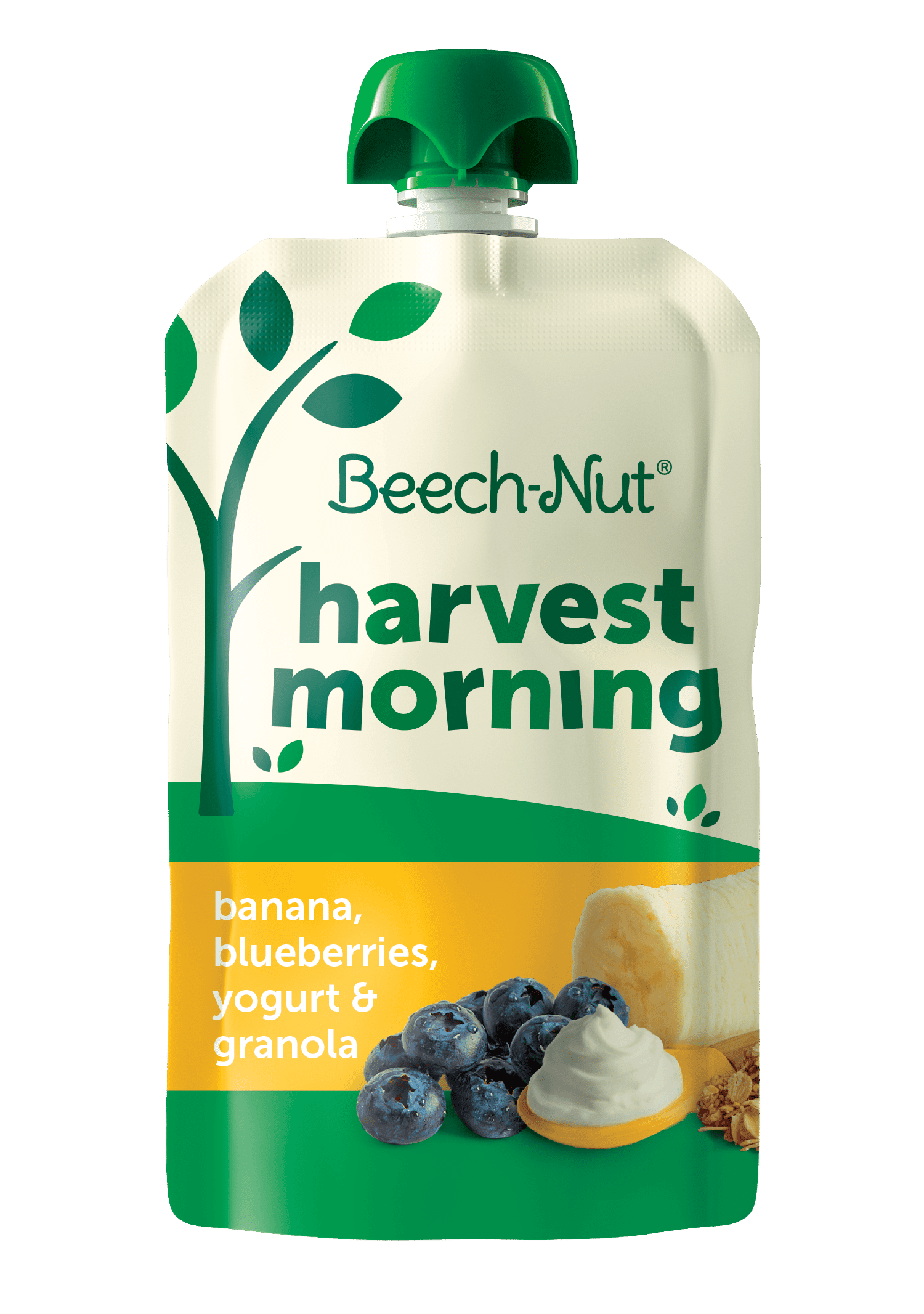 Shop BeechNut Stage 4 Toddler Food, Banana Blueberry Yogurt Granola, 3.5 oz Pouch Great