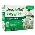 thumbnail interactive-video image 1 of Beech-Nut Veggies Stage 2 Baby Food Variety Pack, 3.5 oz Pouch (9 Pack), 1 of 12