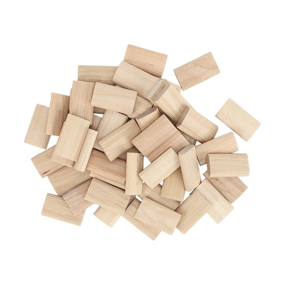 Beech Tenon Loose Tenons, Beech 50Pcs Domino Tenon for Woodworking