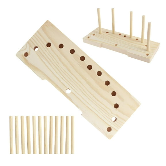 Beech Wood Bow Making Tool - Adjustable, 3 Kits & Easy Use - for Ribbon, Wreath, DIY Crafts & Gifts