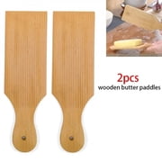 Beech Wood Butter Paddles Homemade Pasta Board Wooden Gnocchi Cavatelli Garganelli Fettuccine Pasta Cutter Ravioli Moulds