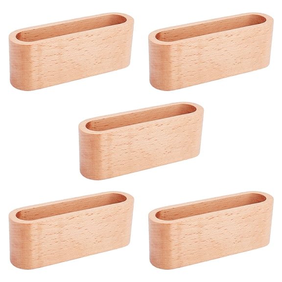 Beech Wood Cardcase Column BurlyWood 11x3x4cm Inner Size: 99x20mm