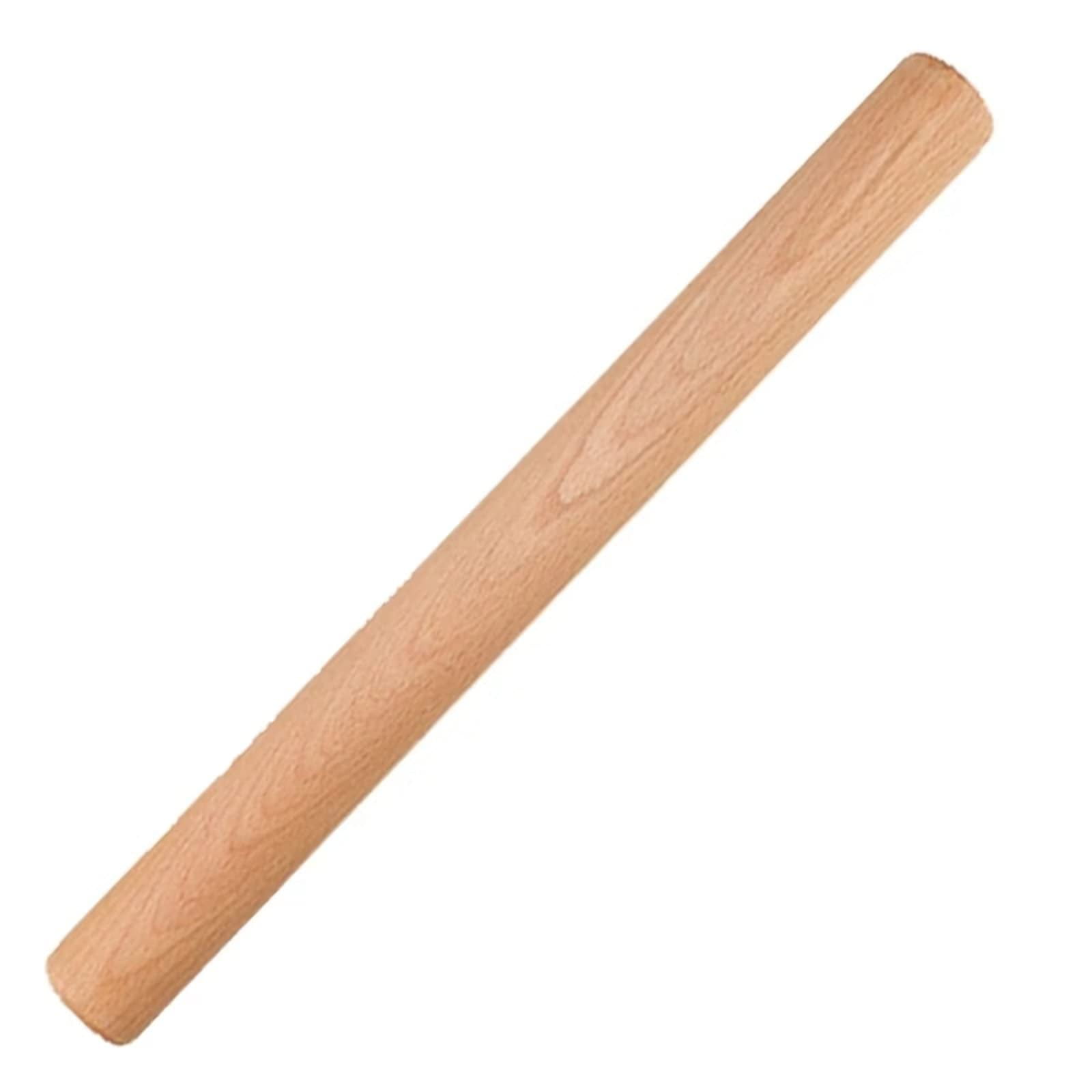 Beech Wood Rolling Pin,11.8 Inch Wooden French Rolling Pin for Baking