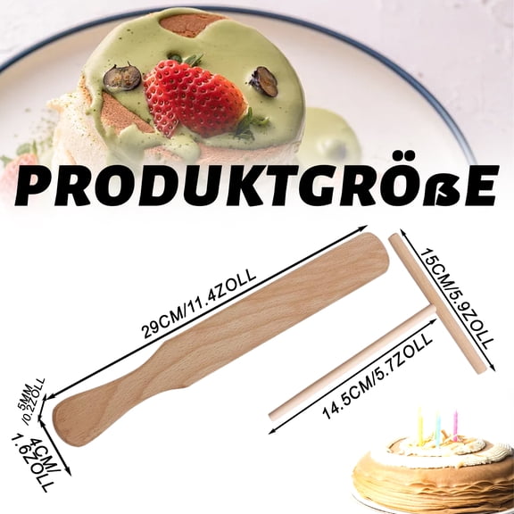 Beech shovel + T-shaped wooden rake