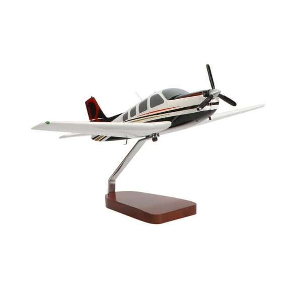 Beechcraft Bonanza G36 Large Mahogany Model