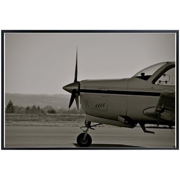Beechcraft Bonanza Poster | General Aviation Wall Art | Airplane Photography Print & Pilot Gift